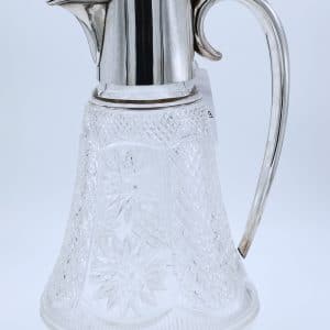 Silver and glass decanter | CM Weldon