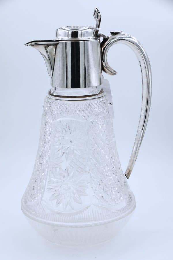 Silver and glass decanter | CM Weldon