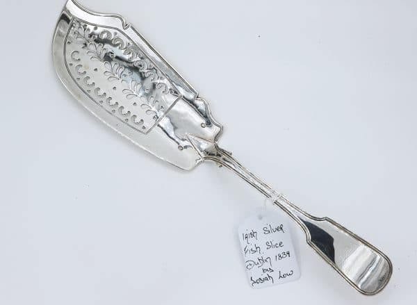 Irish Silver Fish Slice, 1839