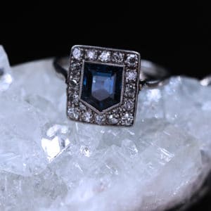 Diamond and Sapphire Ring | CM Weldon