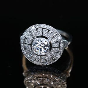 starburst diamond engagement ring | CM Weldon