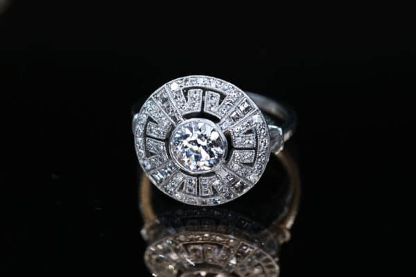 starburst diamond engagement ring | CM Weldon