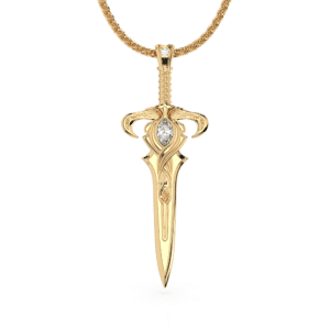 Gold Sword Necklace